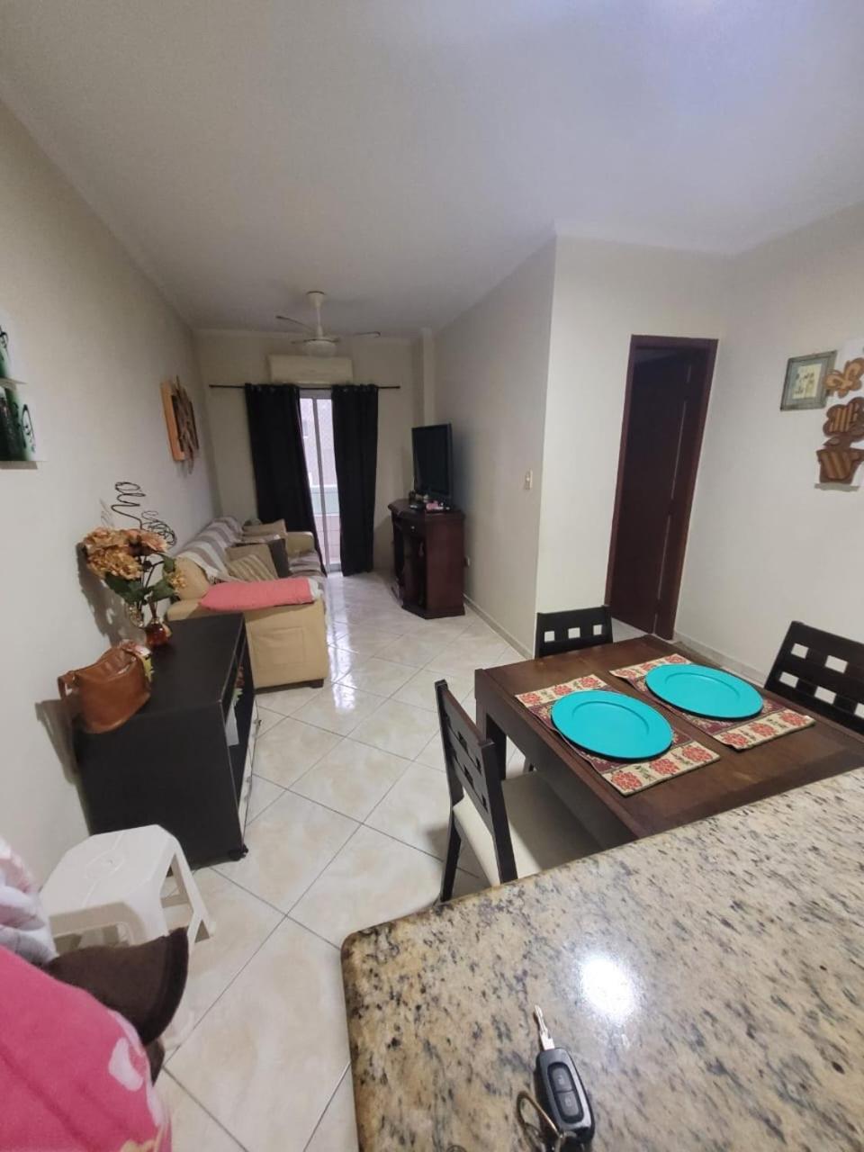 Apto A 50M Da Praia, Com Ar Condicionado, Wifi , Portaria 24H Praia Grande  Exterior foto