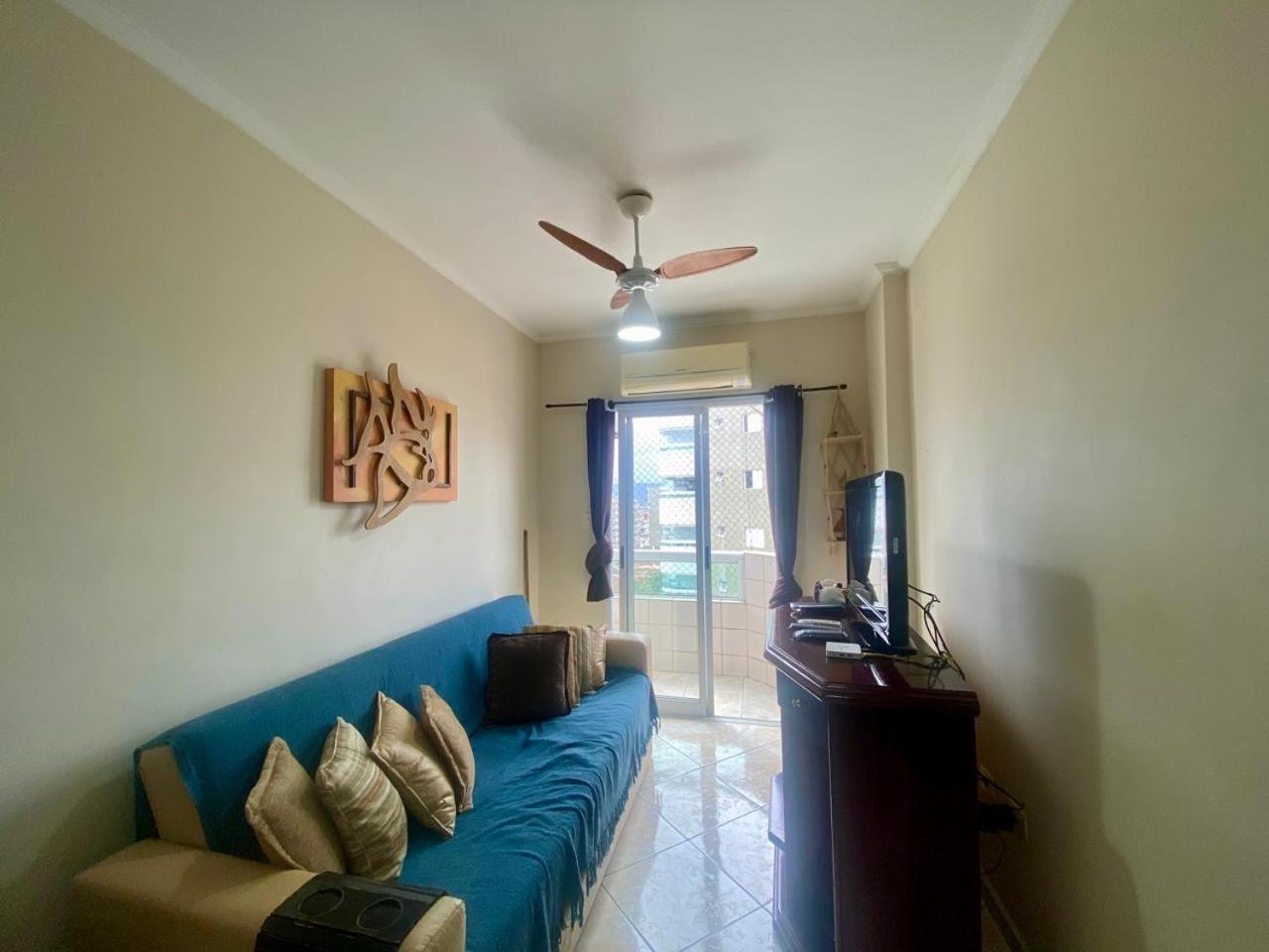Apto A 50M Da Praia, Com Ar Condicionado, Wifi , Portaria 24H Praia Grande  Exterior foto