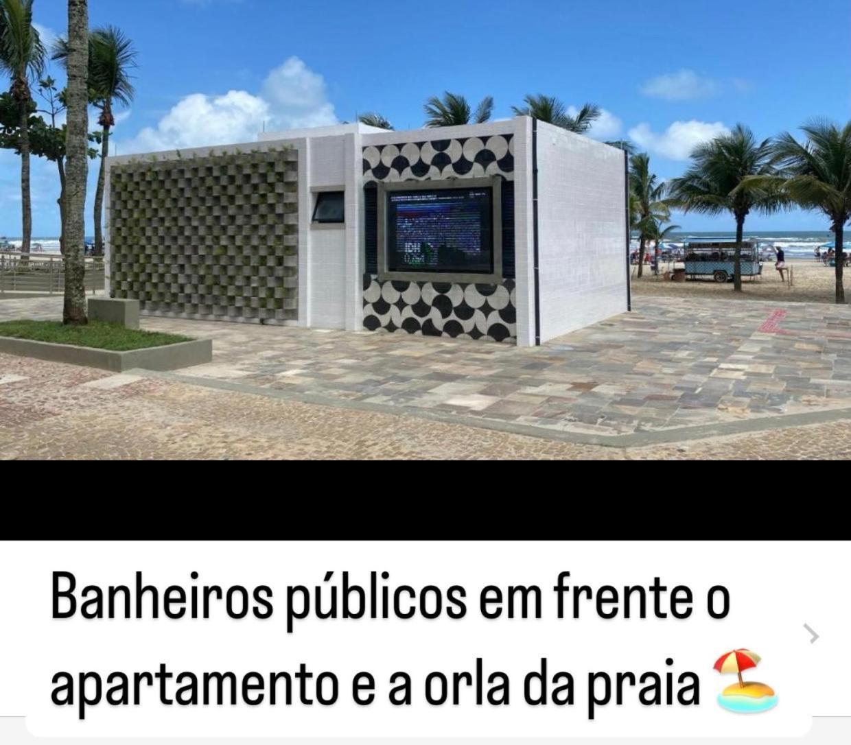 Apto A 50M Da Praia, Com Ar Condicionado, Wifi , Portaria 24H Praia Grande  Exterior foto