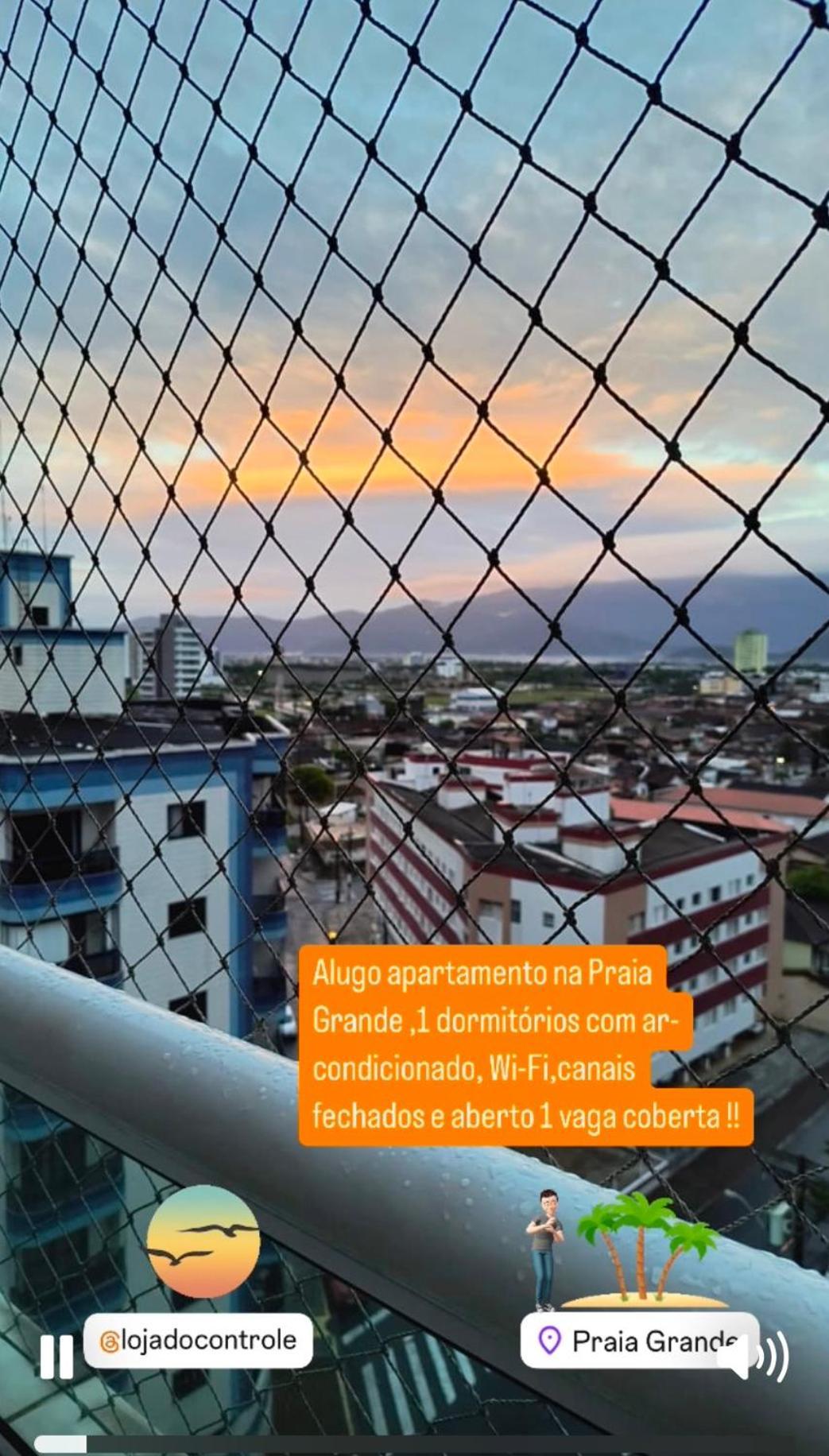 Apto A 50M Da Praia, Com Ar Condicionado, Wifi , Portaria 24H Praia Grande  Exterior foto